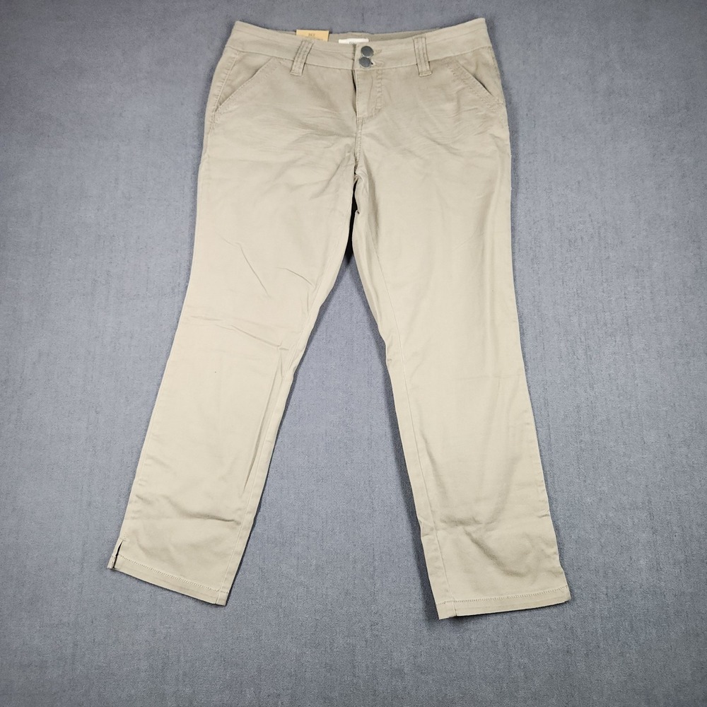 BKE Pants Womens Size 27 Payton Curvy Fit Mid Rise‎ Tan Cotton Blend